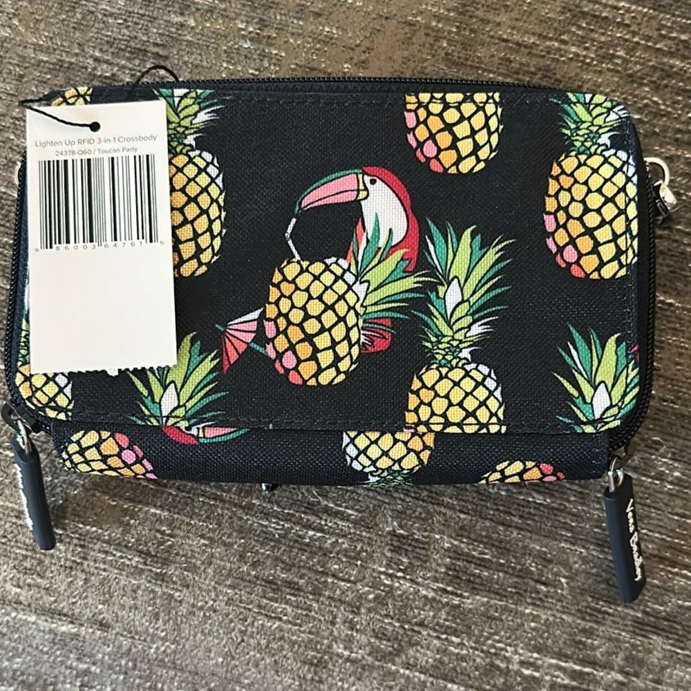 Vera Bradley Lighten Up RFID 3-in-1 Crossbody - Toucan Party